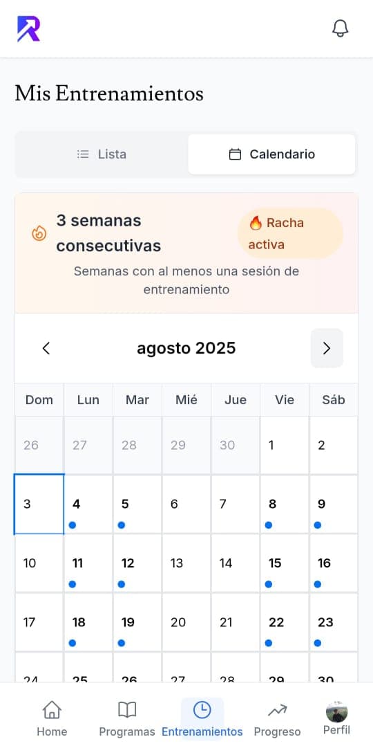 Calendario - App Móvil