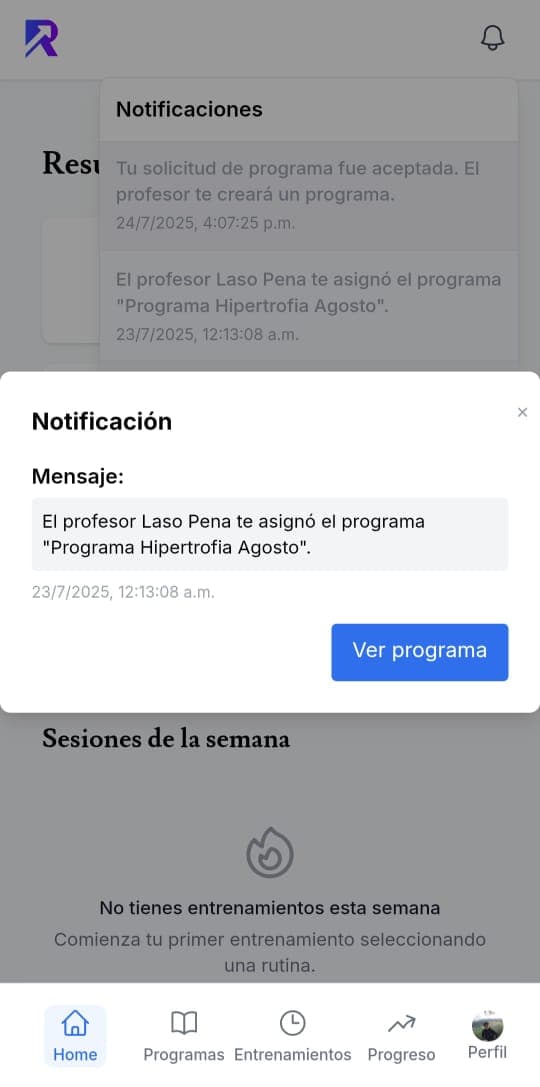 Notificaciones - App Móvil