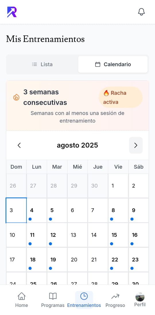 Calendario - App Móvil